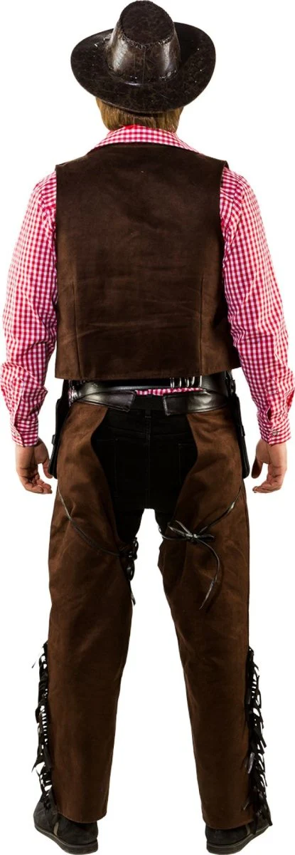 Cowboy Gilet – Suède Look - Image 3