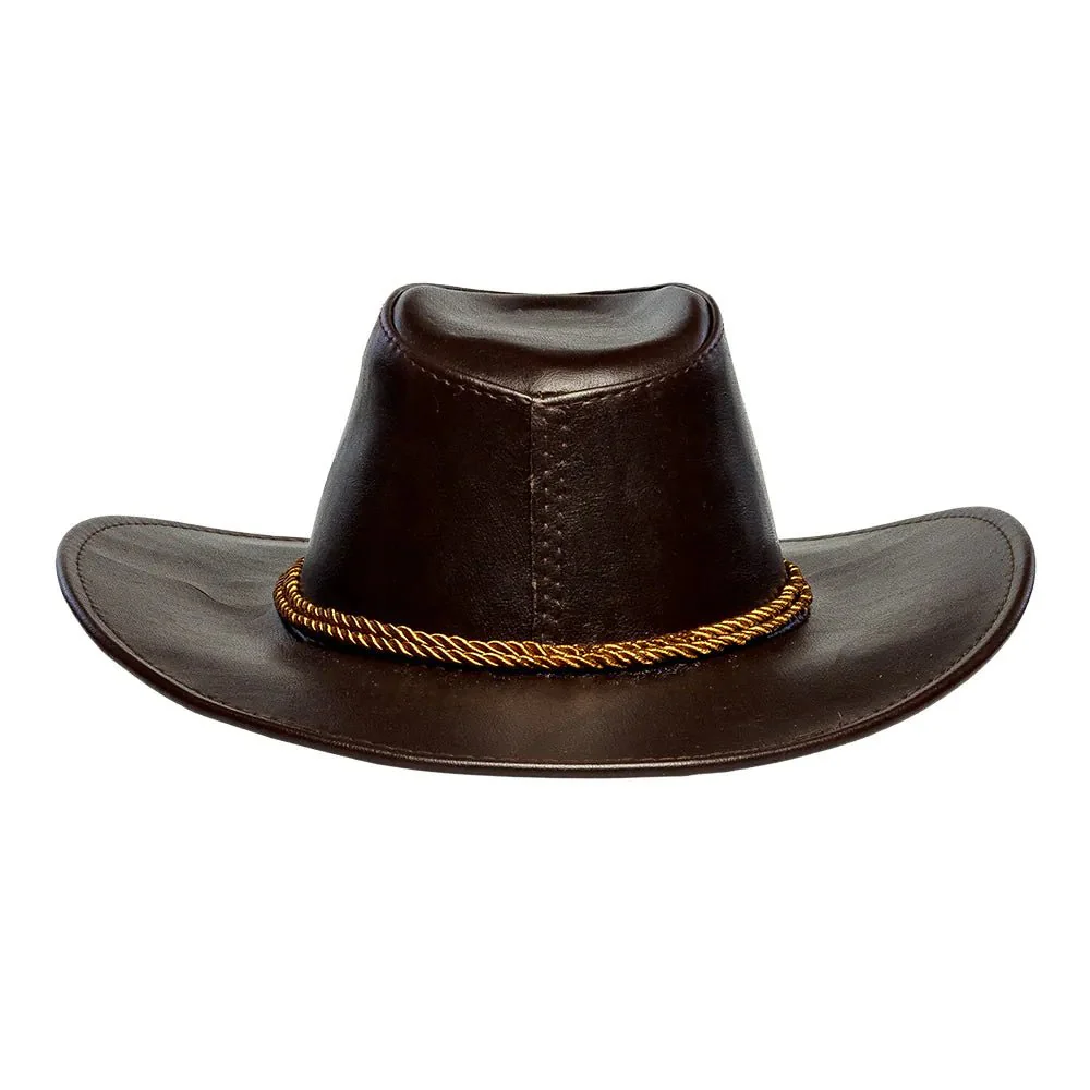 Cowboy Hoed Bruin Met Touw - Image 5