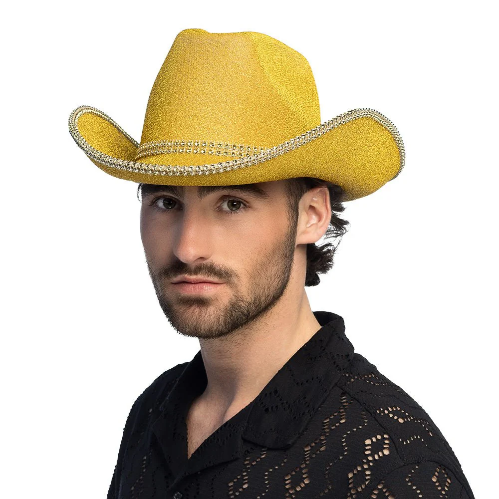 Cowboy Hoed Goud Glitters - Image 3