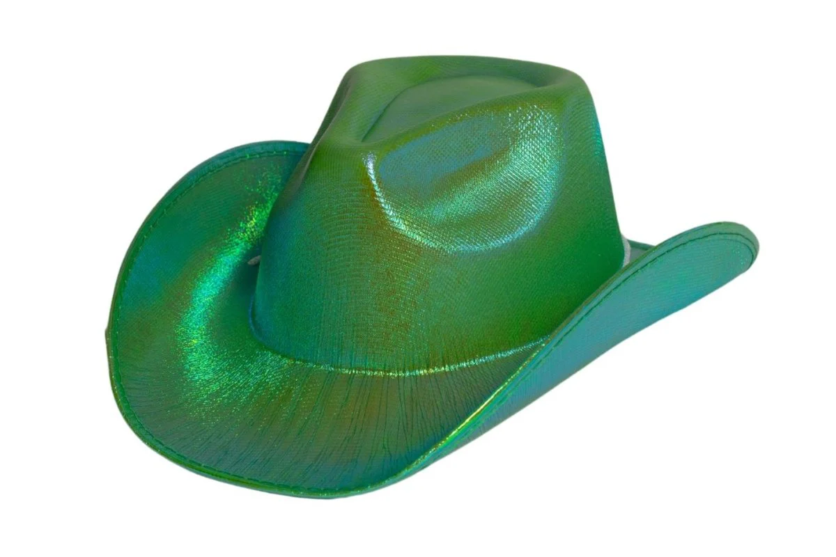 Cowboy Hoed Groen Glans - Image 3