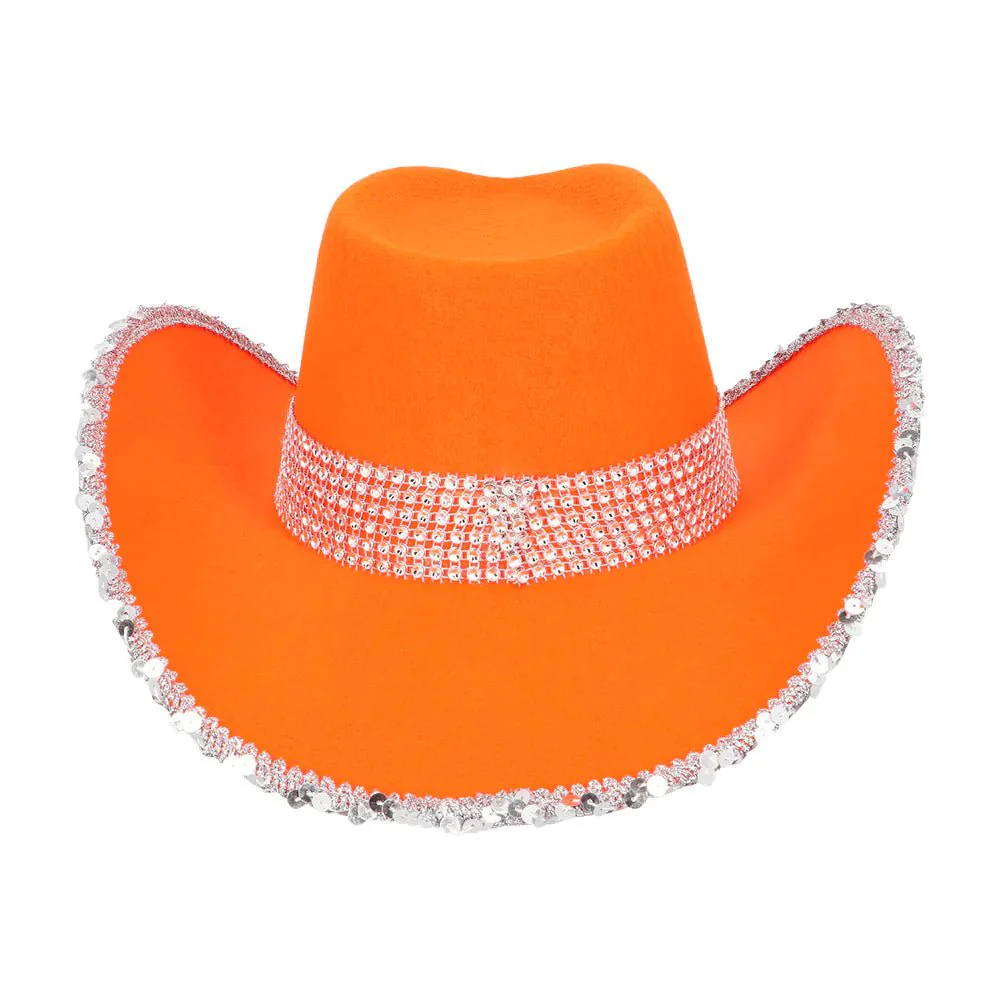 Cowboy Hoed Oranje Uv Blacklight - Image 3