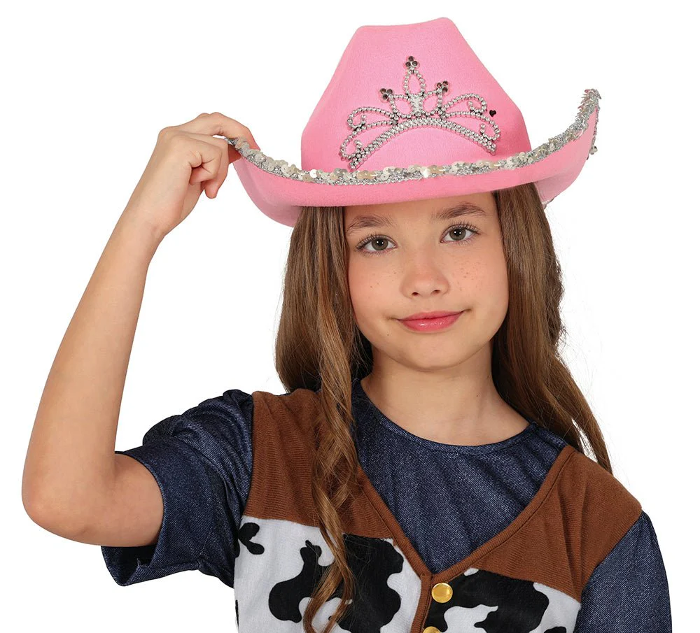 Cowboy Hoed Roze Kind - Image 2