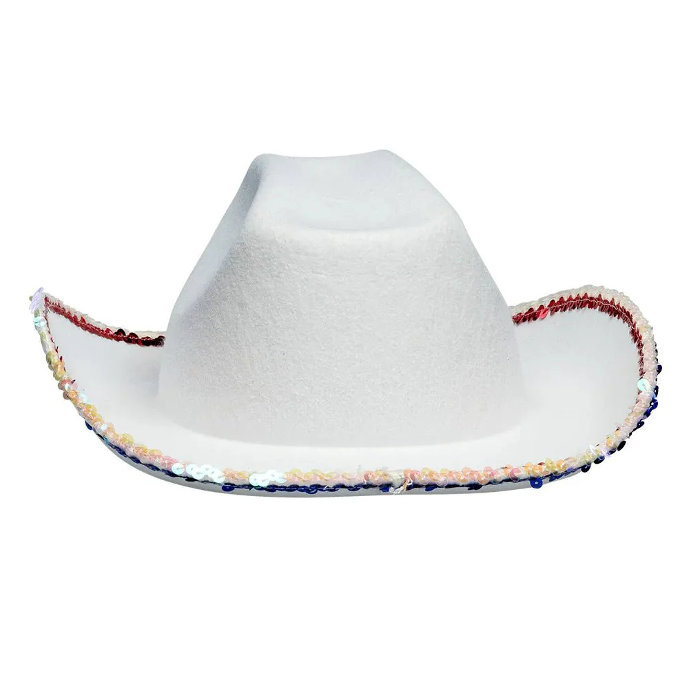 Cowboy Hoed Wit Met Ster - Image 5