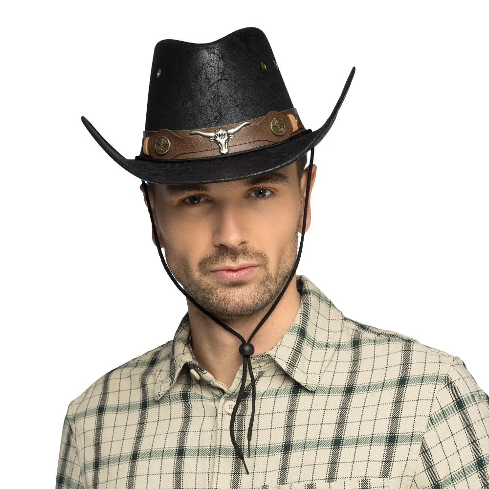 Cowboy Hoed Zwart Wyatt