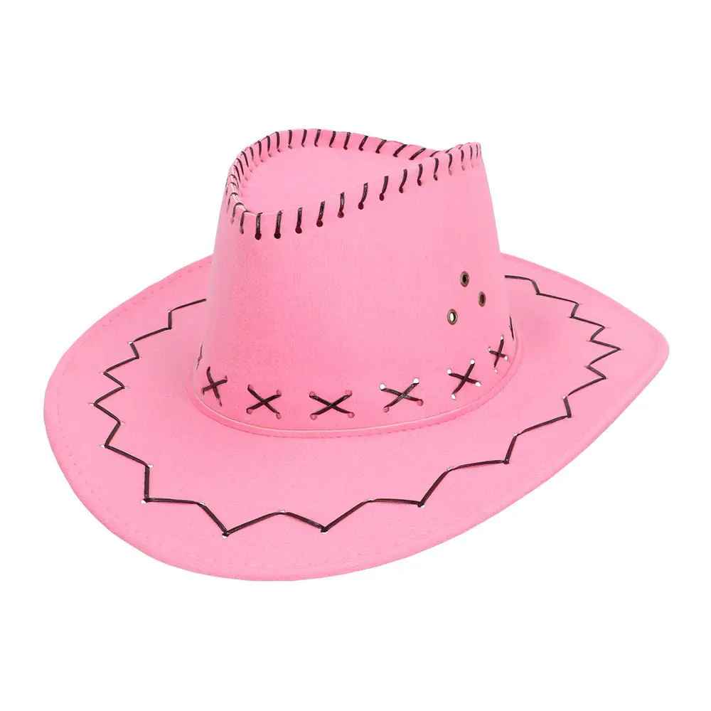 Cowgirl Hoed Roze Borduursel