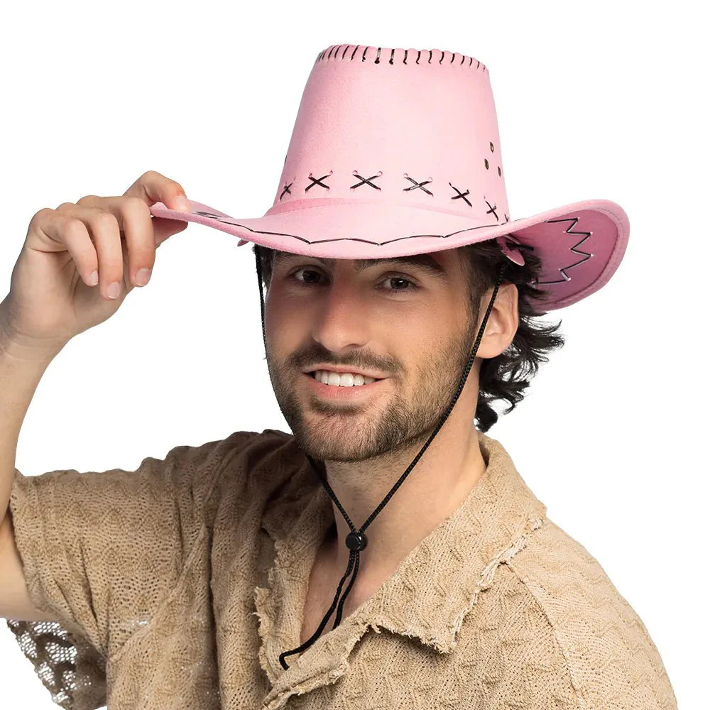 Cowgirl Hoed Roze Borduursel - Image 3