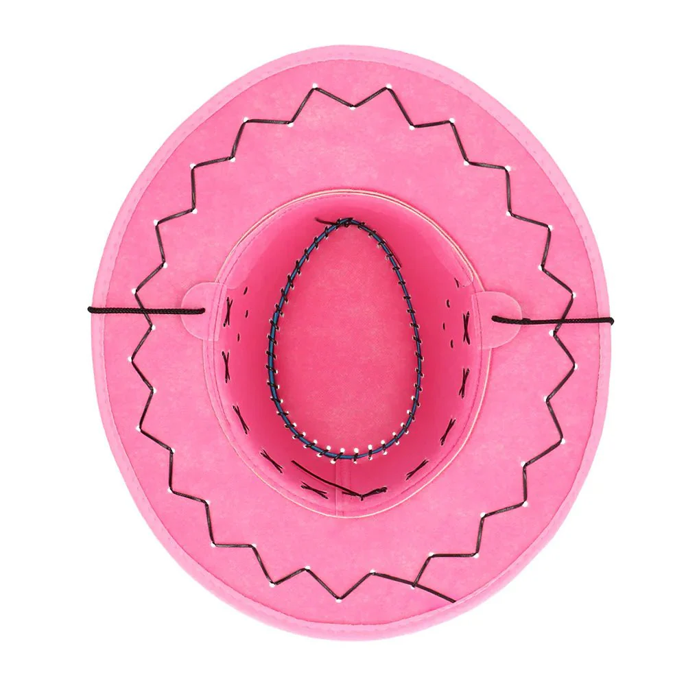 Cowgirl Hoed Roze Borduursel - Image 6
