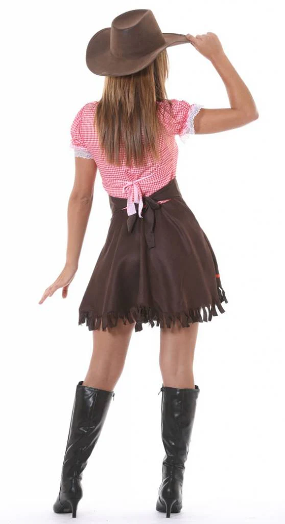 Cowgirl Jurk Bruin Dames - Image 3
