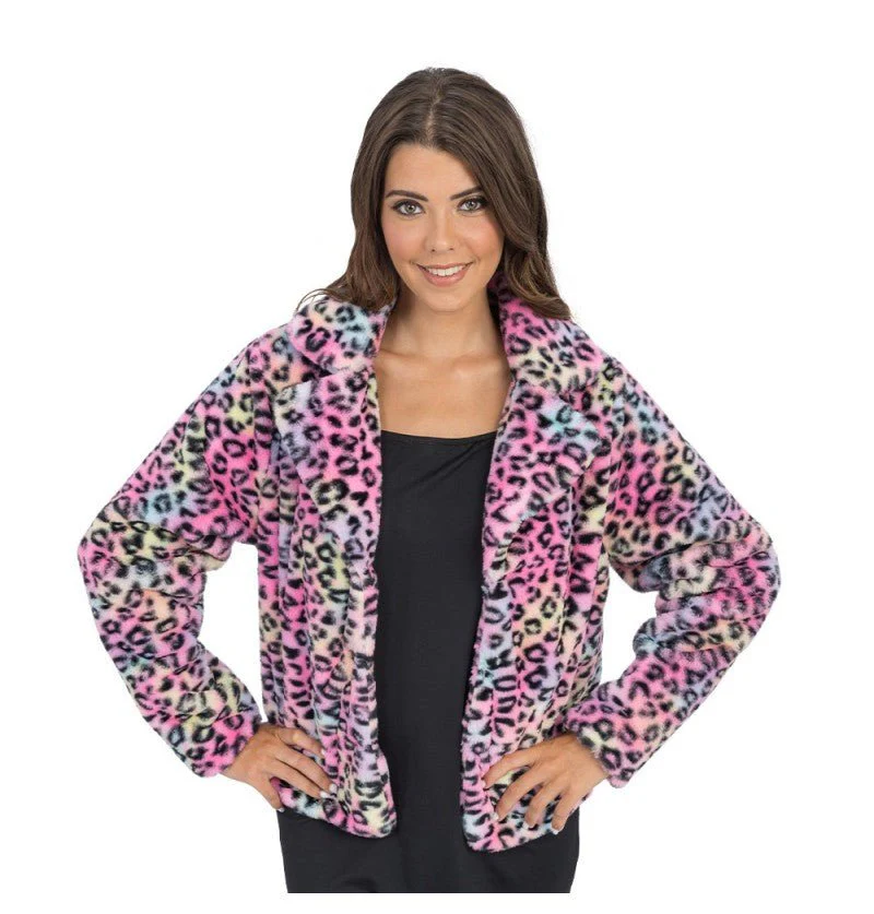 Damesjas – Multicolor Luipaardprint
