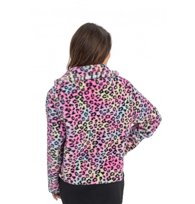 Damesjas – Multicolor Luipaardprint - Image 2