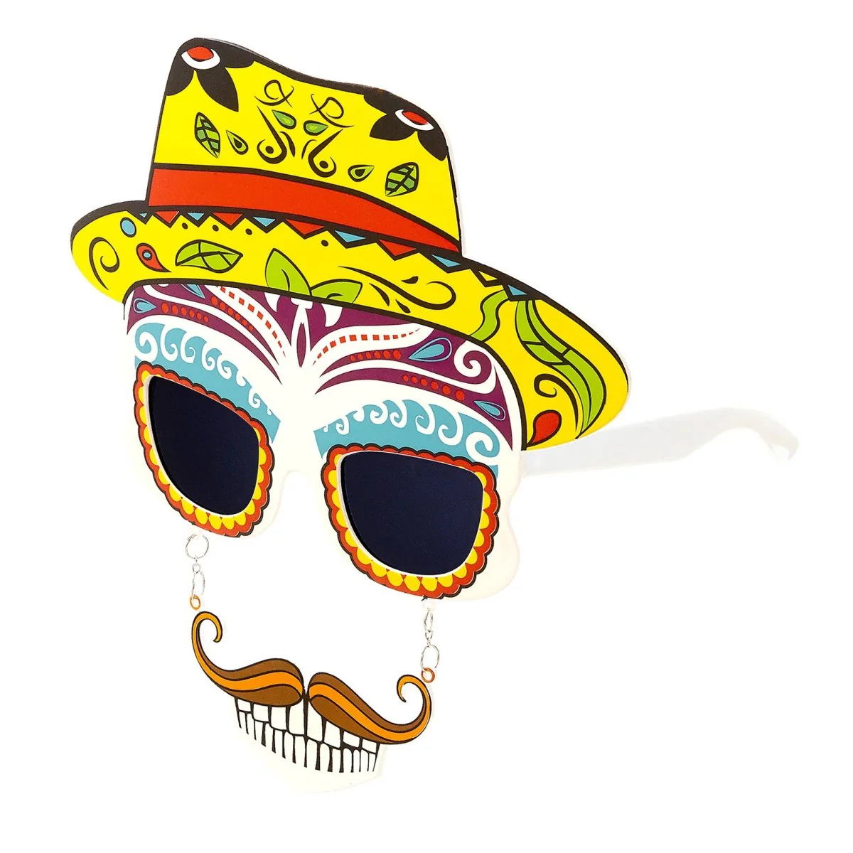 Dia De Los Muertos Bril Gekleurd - Image 3