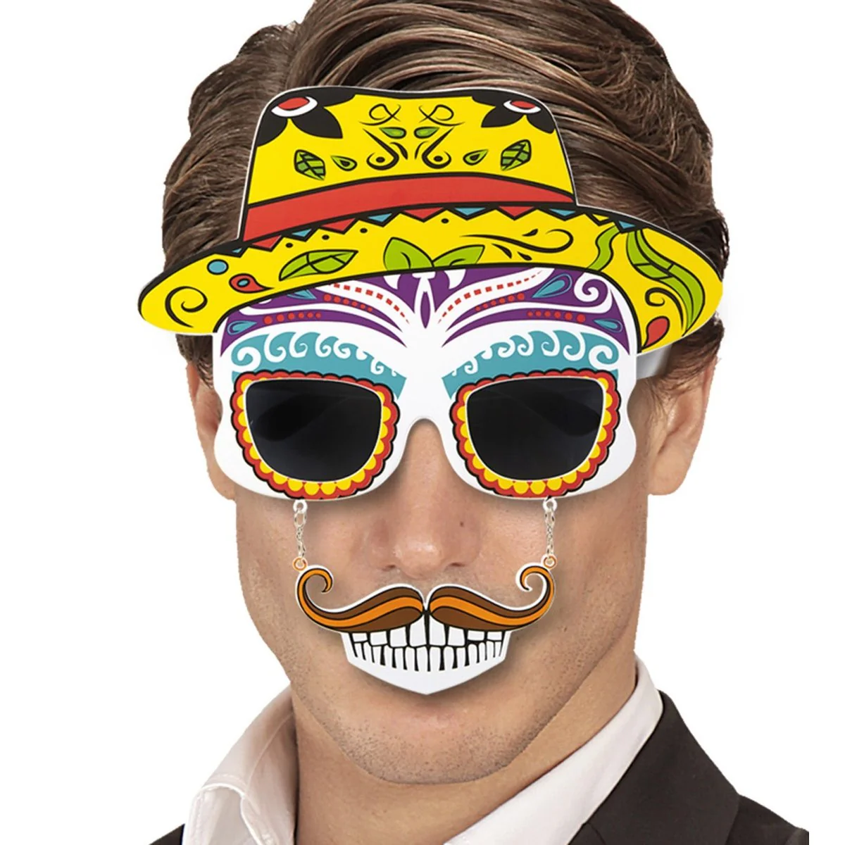 Dia De Los Muertos Bril Gekleurd - Image 4