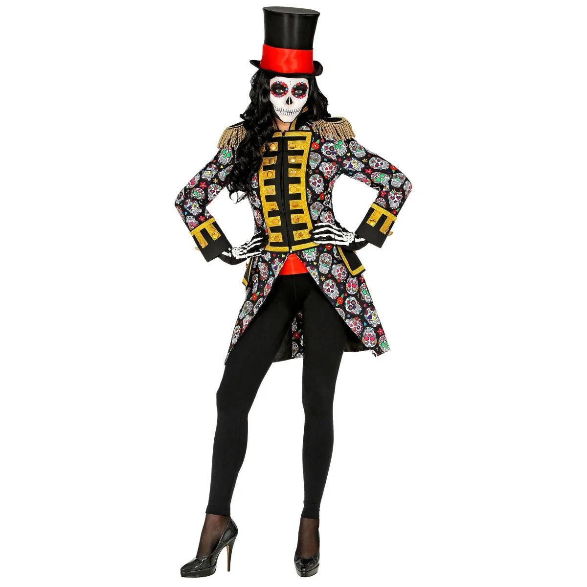 Dia De Los Muertos Jas Dames Neon - Image 2