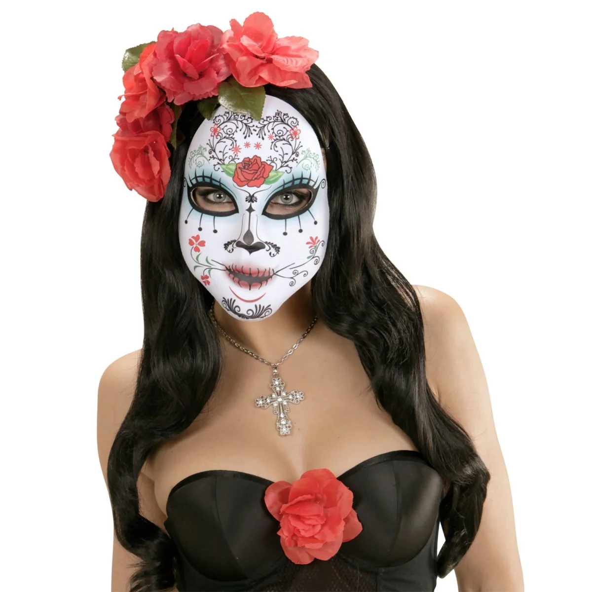 Dia De Los Muertos Masker Gekleurd - Image 2