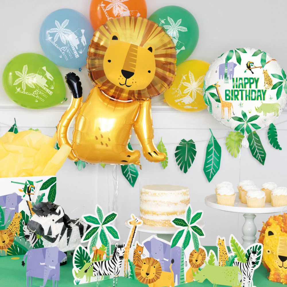 Dieren Tafeldecoratie Safari 5 delig - Image 3