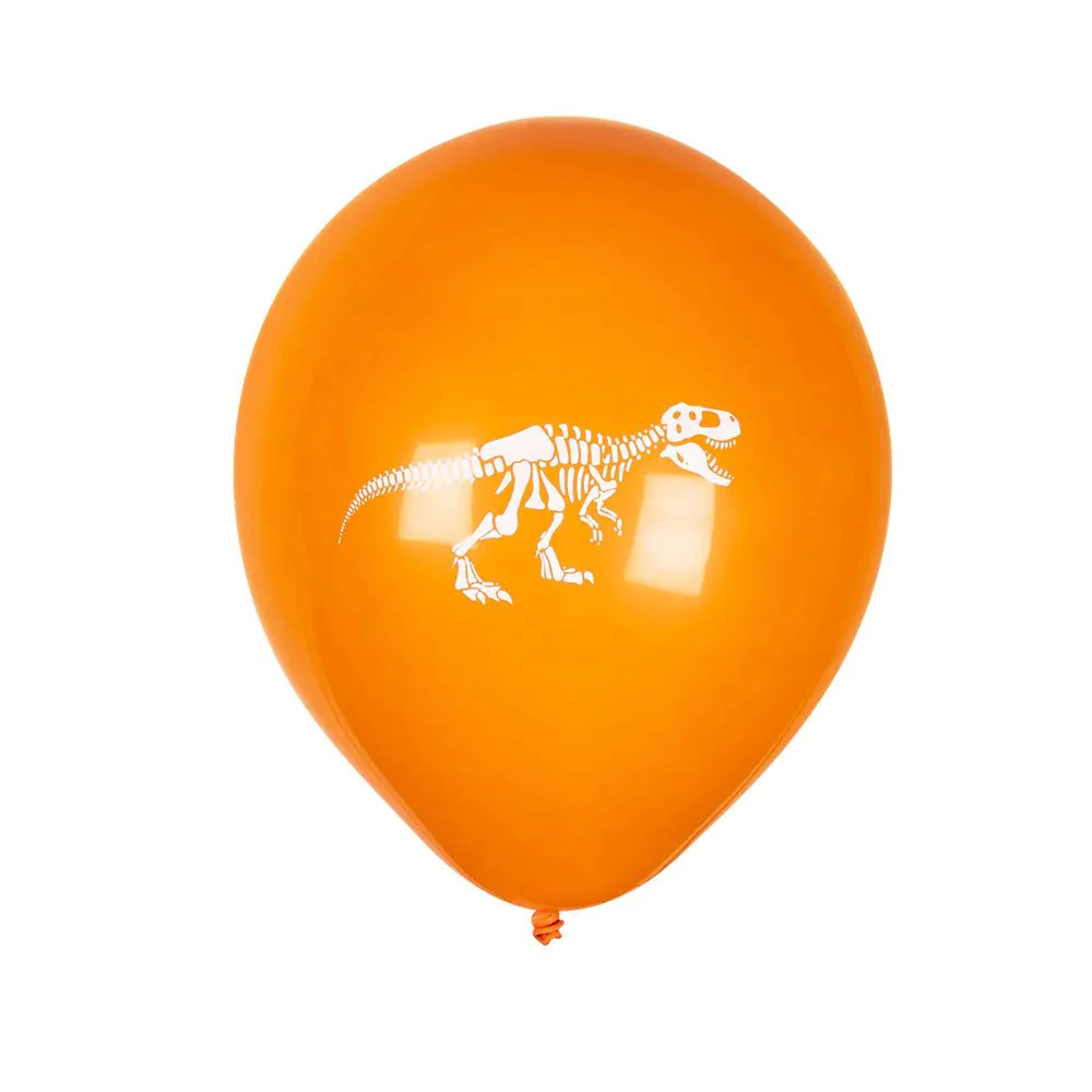 Dinosaurus Ballonnen Gekleurd 25cm 6st - Image 3