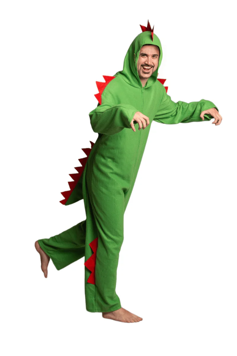 Dinosaurus Onesie Groen