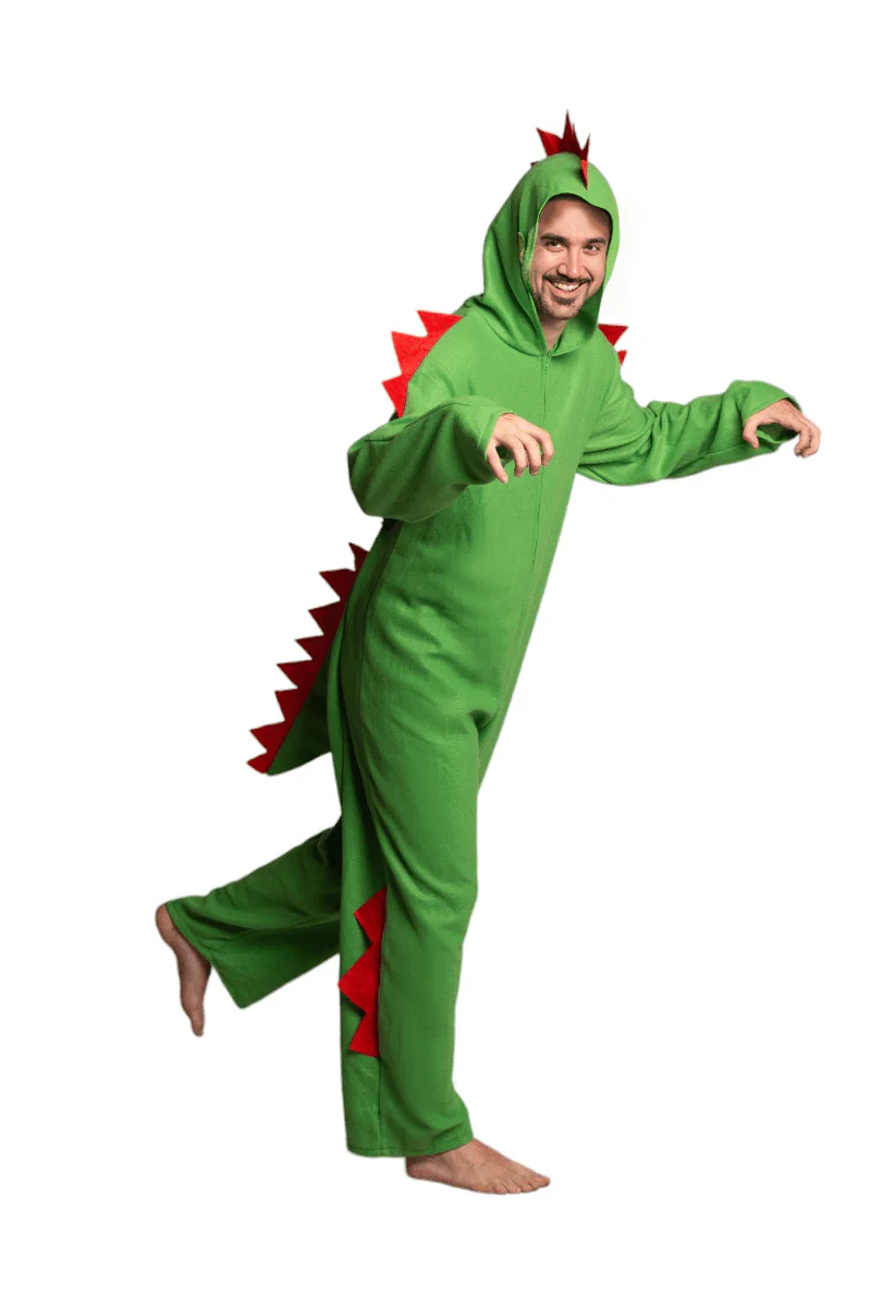 Dinosaurus Onesie Groen - Image 3