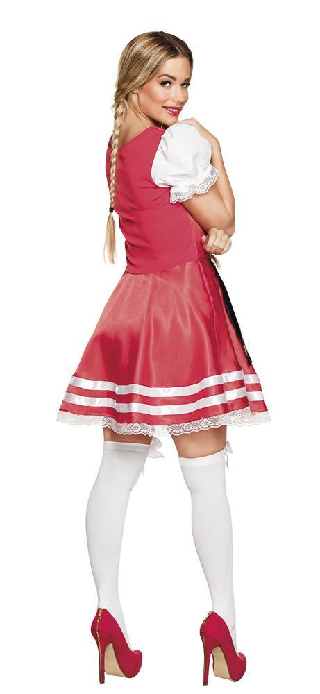 Dirndl Jurk Oktoberfest Rood - Image 2