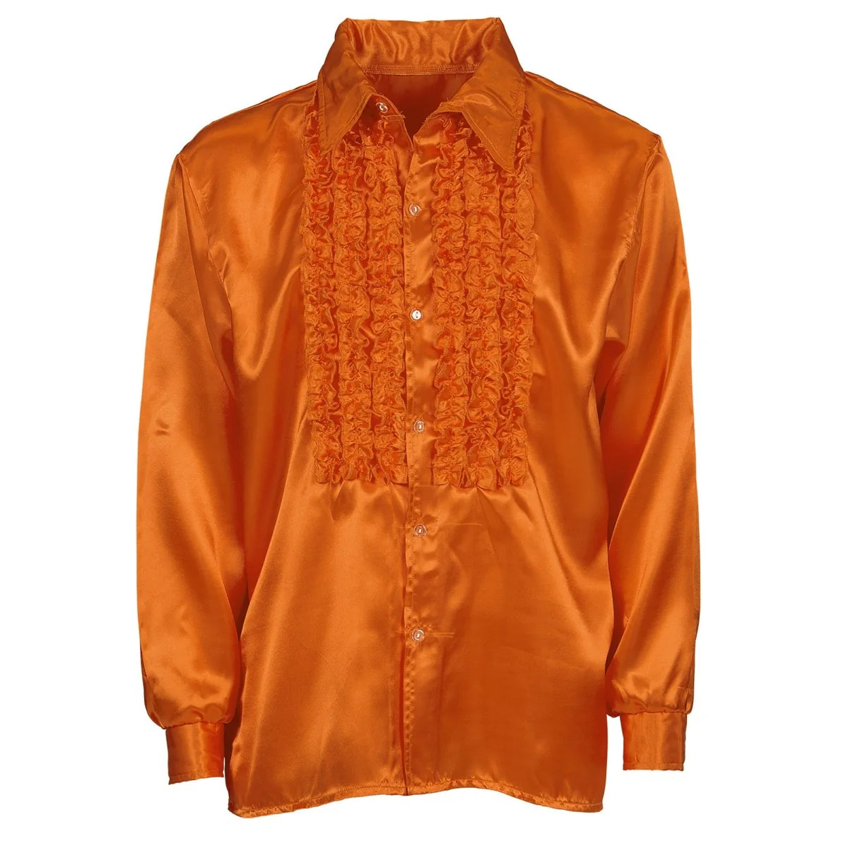 Disco 70S Blouse Oranje Heren - Image 2