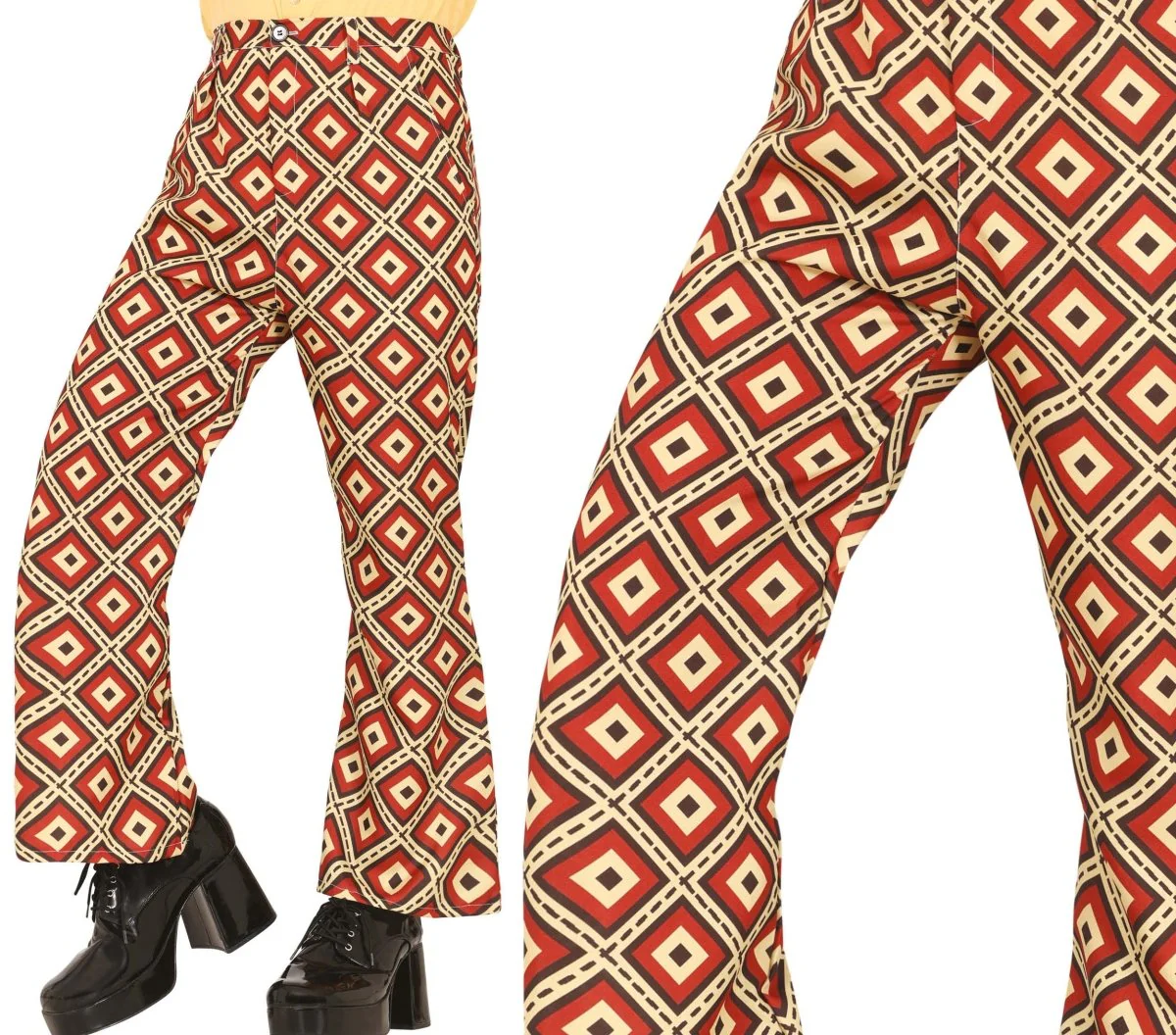 Disco 70S Broek Gekleurd Dames - Image 2