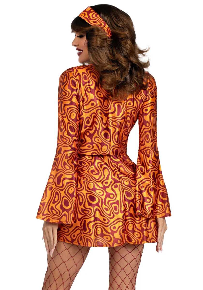 Disco 70S Jurk Dames Leg Avenue - Image 3