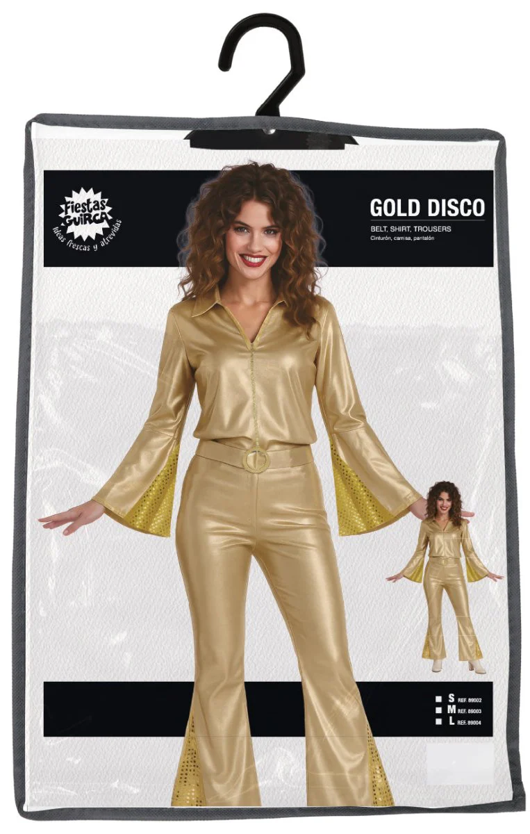 Disco Pak Goud Dames 3 delig - Image 7