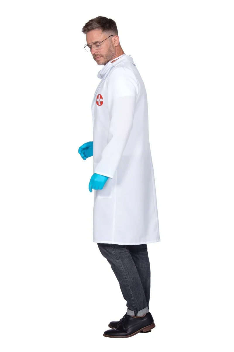 Dokter Kostuum Wit Heren - Image 3