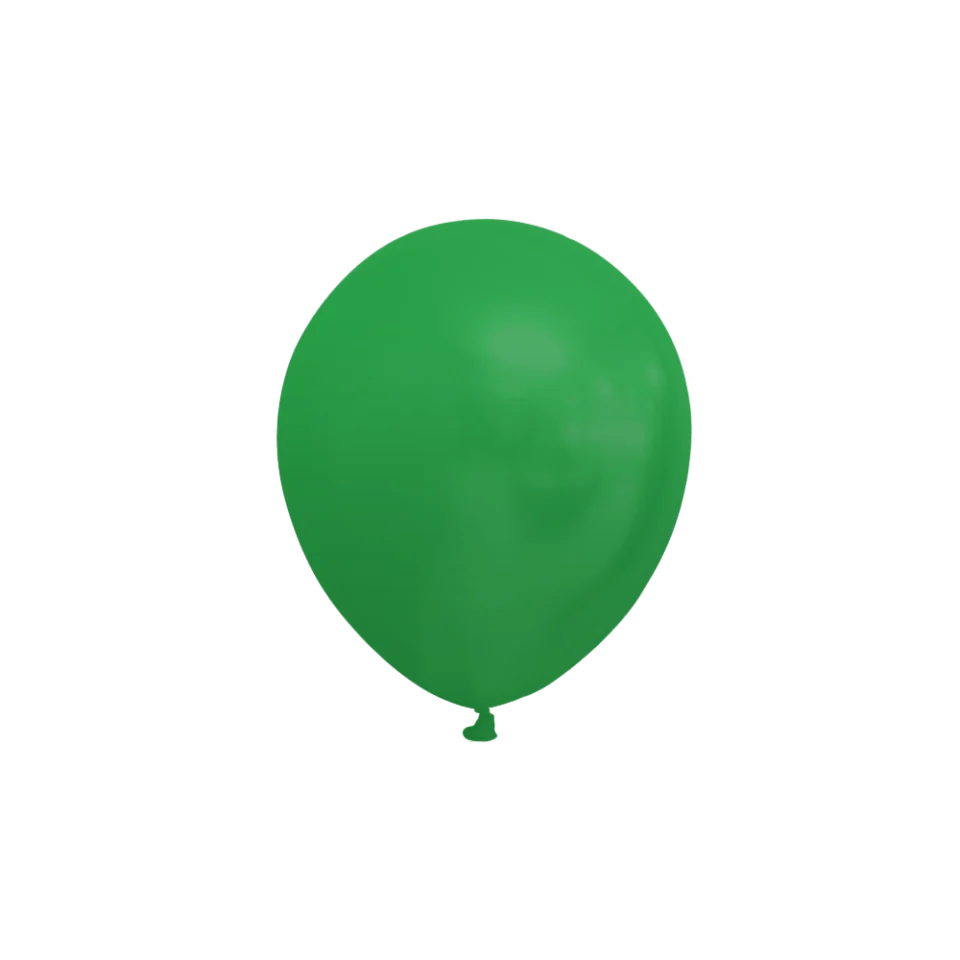 Donkergroene Ballonnen 13cm 100st