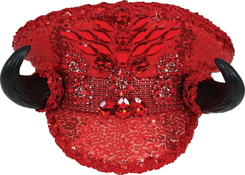 Duivel Pet Rood Glitters - Image 2