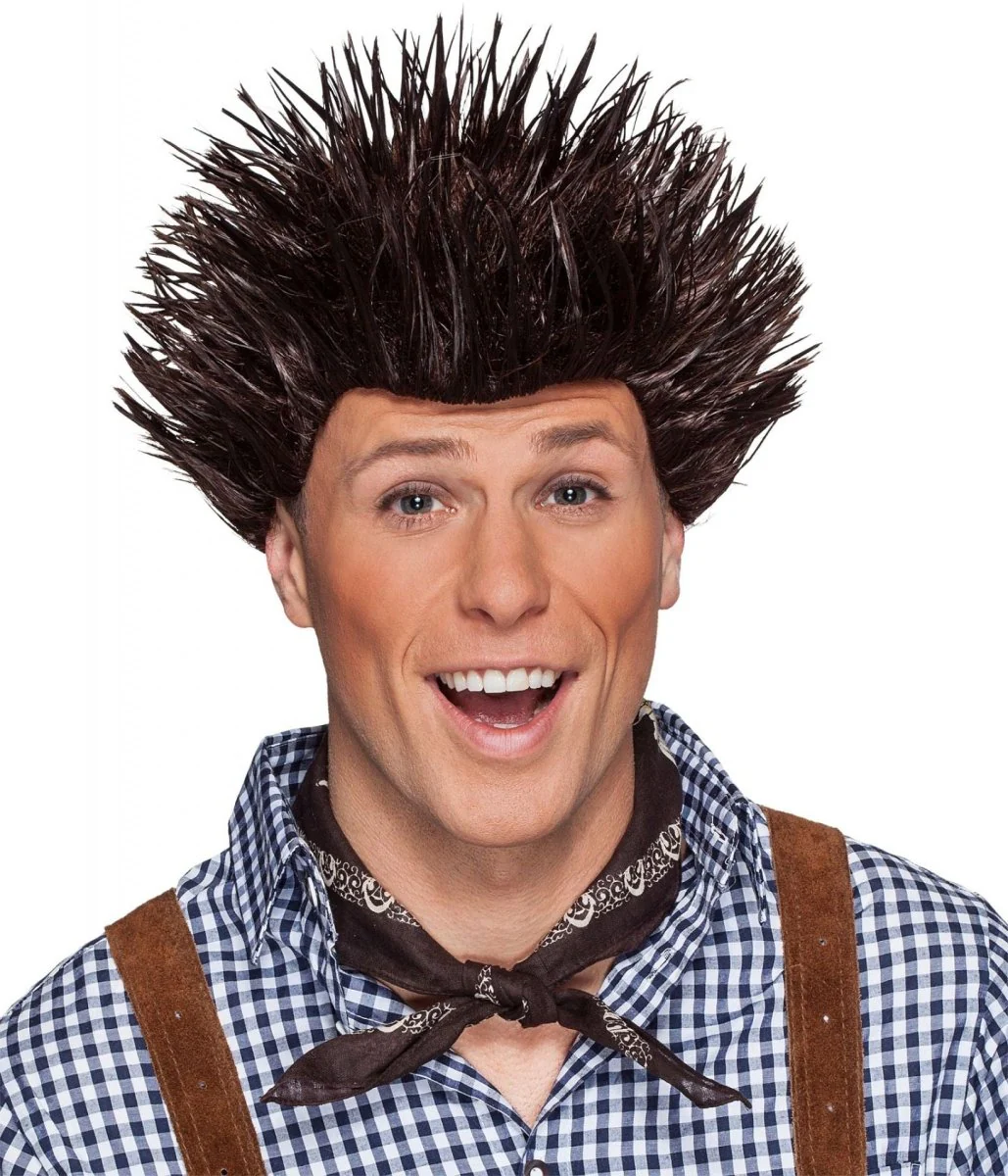 Egel Pruik Bruin