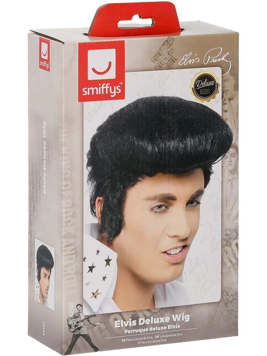 Elvis Deluxe Wig, Pruik - Image 2