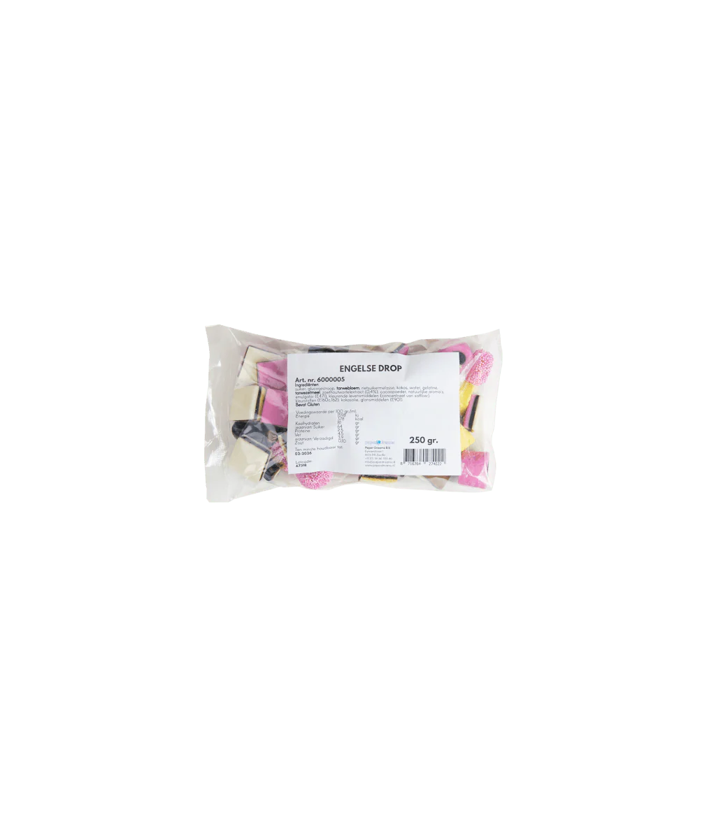 Engelse Drop Snoep 250gr - Image 9