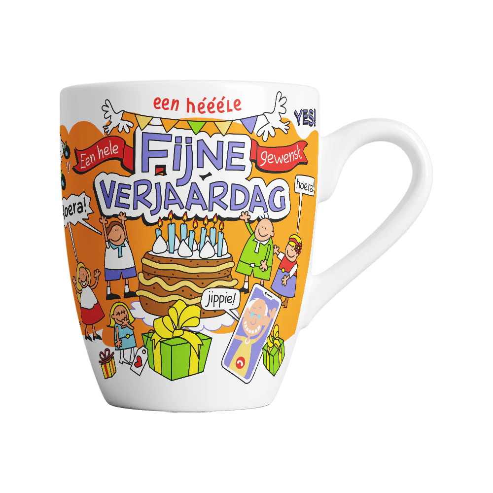 Fijne Verjaardag Mok 12cm