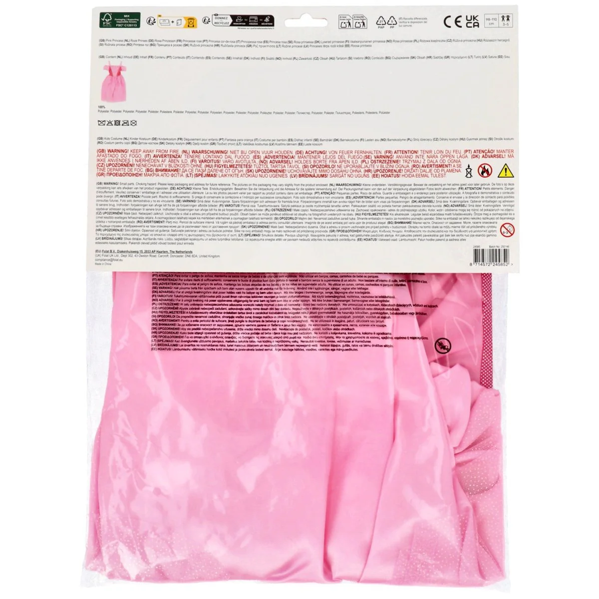 Folat Roze Prinsessenjurk - Image 5
