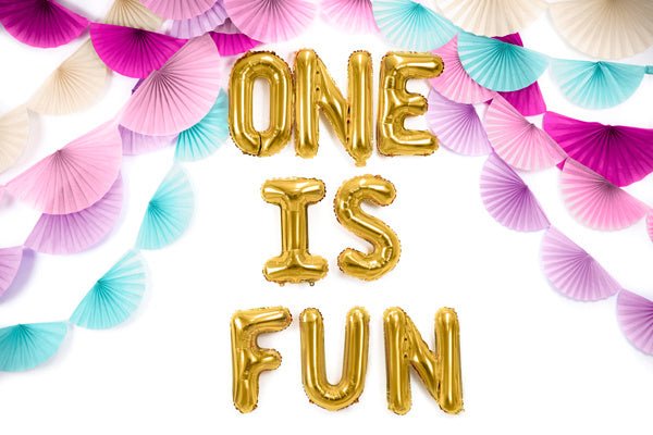 Folie Ballon Letter U Goud Leeg 35cm - Image 2
