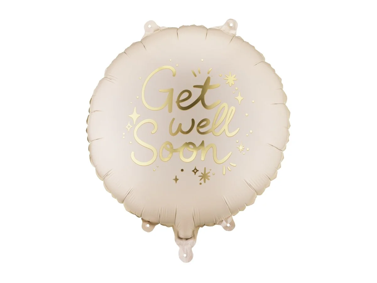 Folie ballon rond ‘'Beterschap’', 35x35 cm, mix Leeg