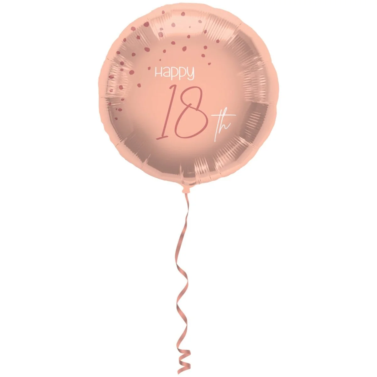 Folieballon Elegant Lush Blush 18 Jaar - 45cm