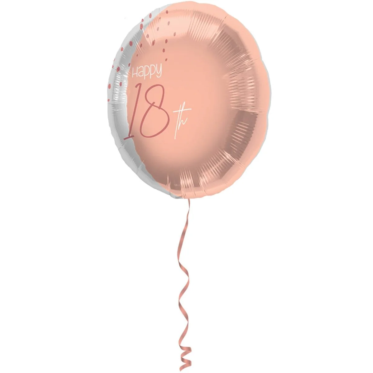 Folieballon Elegant Lush Blush 18 Jaar - 45cm - Image 2