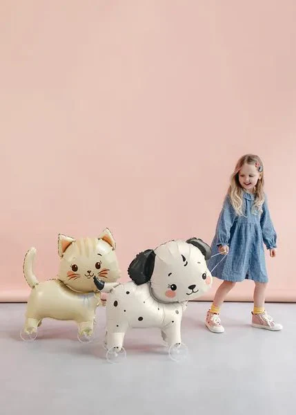 Folieballon Hondje op wieltjes, 70x59 cm, mix - Image 2
