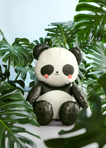 Folieballon Panda, 68x72 cm, mix - Image 2