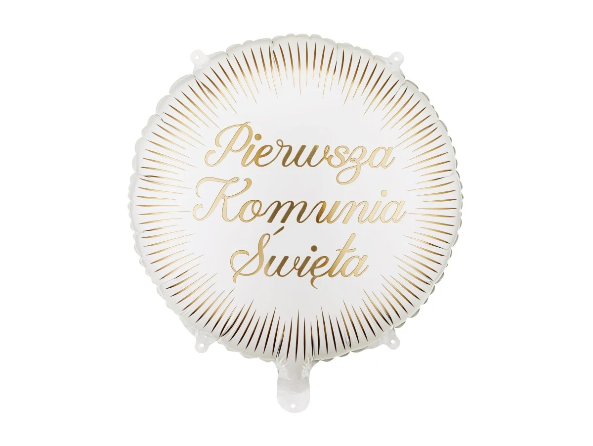 Folieballon, pastille, "Eerste Heilige Communie", 35x35 cm, mix