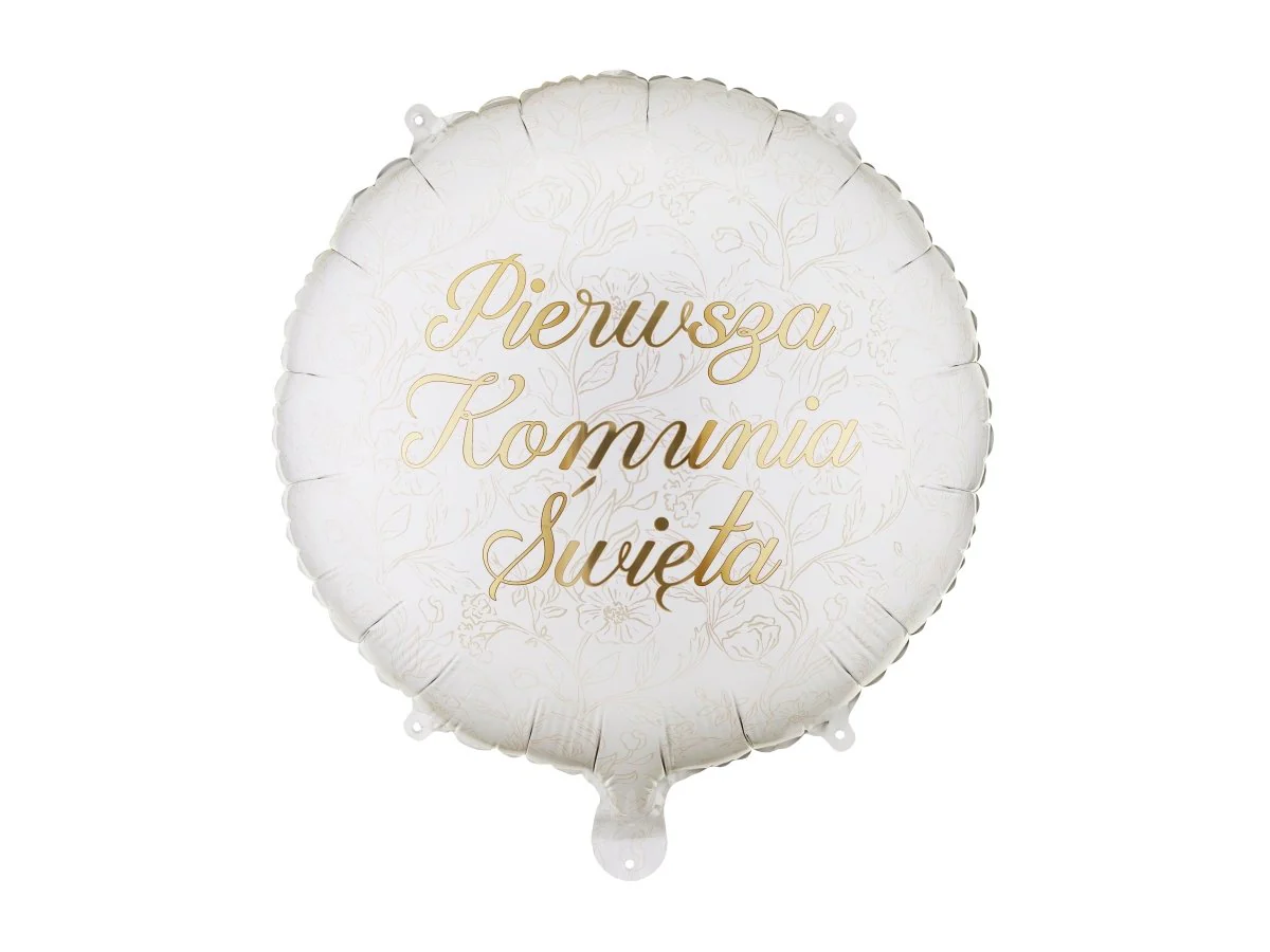 Folieballon, pastille, "Eerste Heilige Communie", 35x35 cm, mix