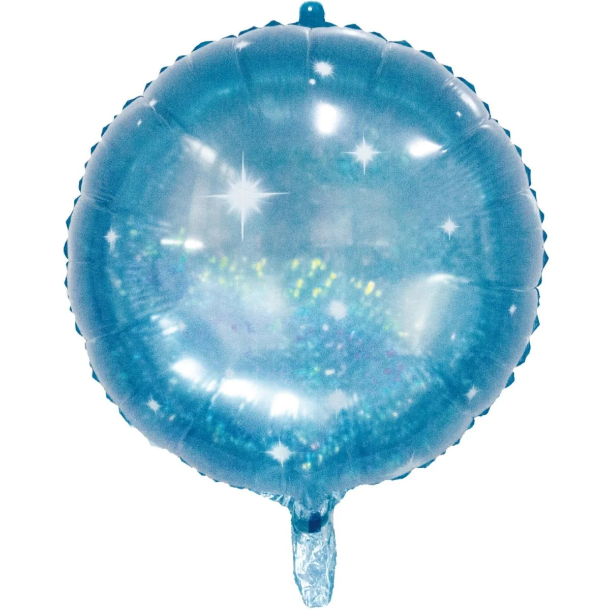 Folieballon Rond Galactic Aqua - 45 cm