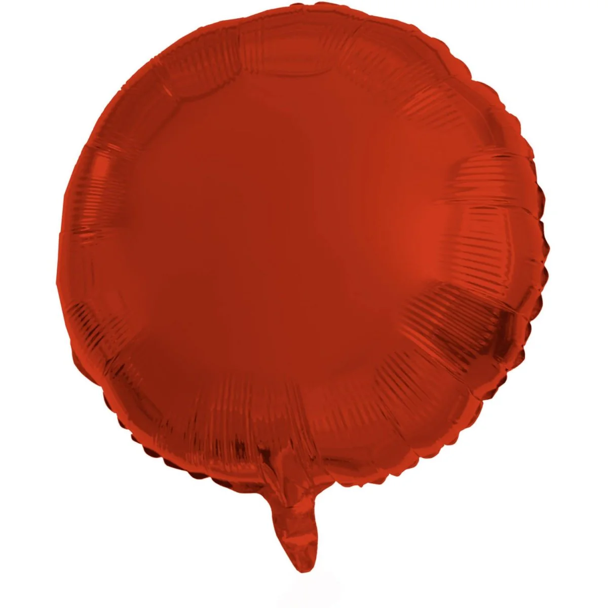 Folieballon Rond Rood Metallic Mat - 45 cm