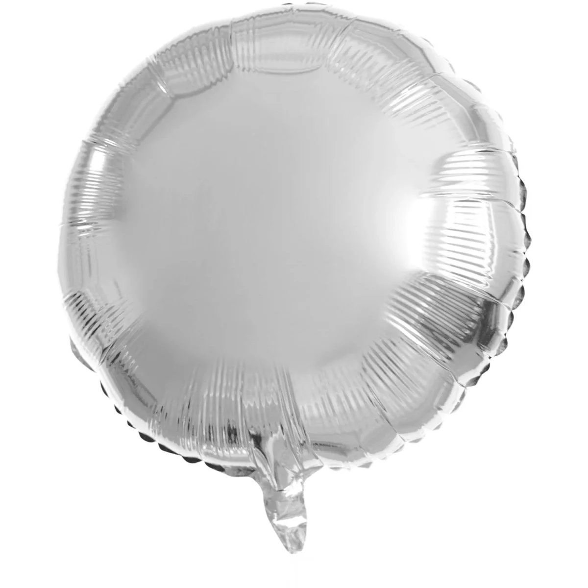 Folieballon Rond Zilverkleurig - 45 cm