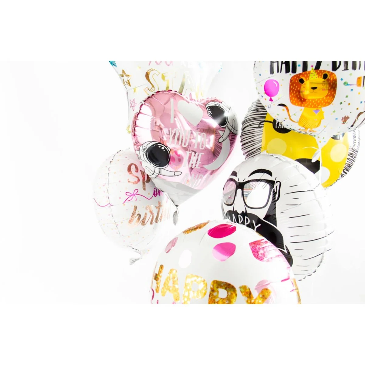 Folieballon Sparkle on your birthday - 45cm - Image 2