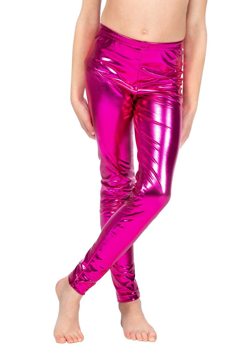 Fuchsia Legging Metallic