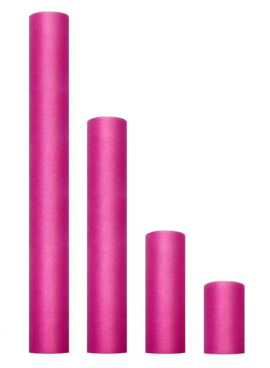 Fuchsia Tule Rol 15cm 9m - Image 3