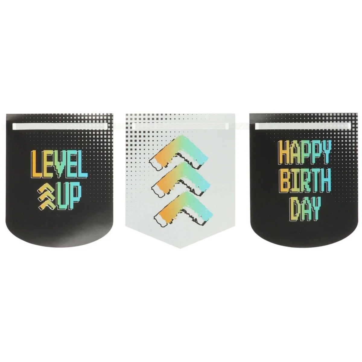 Gaming Party Slinger Happy Birthday 1,6m - Image 2